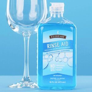 EcoSense Rinse Aid Dishwasher Dry & Shine | Size 16 fl. oz. Rinse & Drying Agent